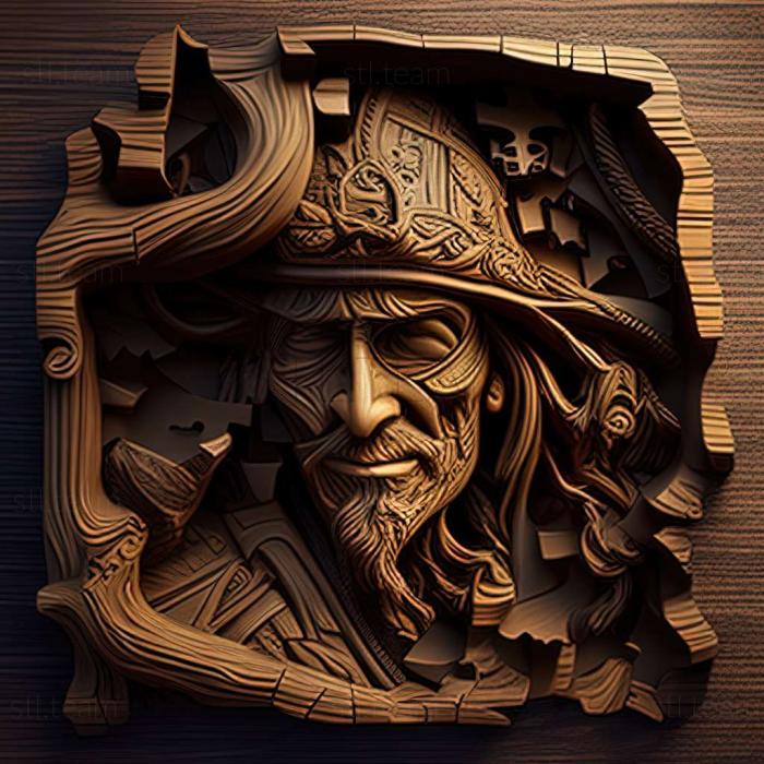 3D model Puzzle Pirates game (STL)